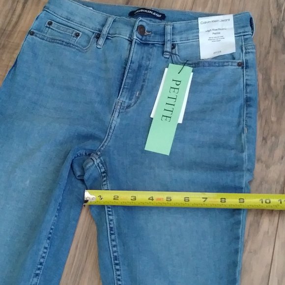 CALVIN KLEIN Women's skinny jeans Color blue, size 6P - Picture 10 of 16